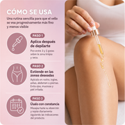 Aceite Reductor del Vello con Cyperus Rotundus